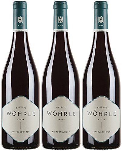 Weingut Wöhrle Spätburgunder Rotwein 2011/2013 trocken (3 x 0.75 l) von Weingut Wöhrle