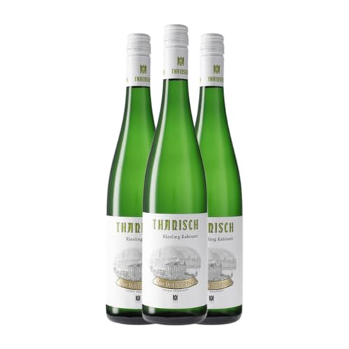 Thanisch Kabinett Riesling Mosel 75 cl Weißwein (Karton mit 3 Flaschen von 75 cl) von Weingut Wwe. Dr. H. Thanisch - Erben Thanisch