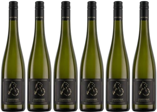 6x Chardonnay - im Eichenholzfass gereift - 2021 - Weingut & Gästehaus Beyer-Bähr, Rheinhessen - Weißwein von Weingut & Gästehaus Beyer-Bähr