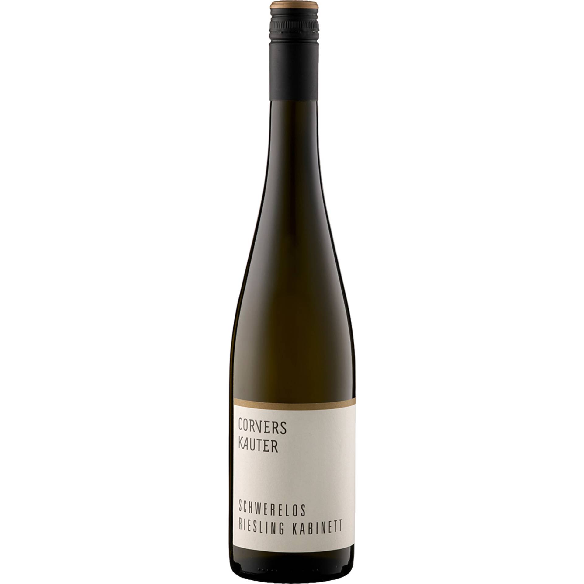 Schwerelos Riesling Kabinett Bio, Trocken, Rheingau, Rheingau, 2023, Weißwein von Weingut & Weinhaus Dr. Corvers-Kauter,   DE 65375 Oestrich-Winkel