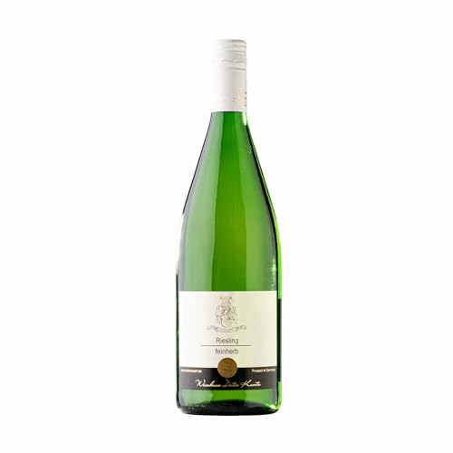 Riesling feinherb 2020-Fruchtig & vegan, Literflasche (12x1l) von Weinhaus Dieter Kuntz