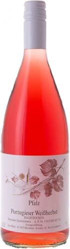 Weinhaus Müller Pfälzer Portugieser Rosé 2022 halbtrocken (12 x 1,0 L Flasche) direkt vom Winzer von Weinhaus Müller Bornheim