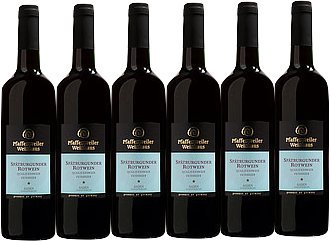 Pfaffenweiler Weinhaus Klassik Spätburgunder Rotwein Qualitätswein feinherb (6 x 0,75L) von Pfaffenweiler Weinhaus