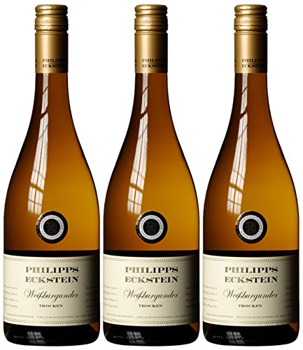 Weinhaus Philipps-Eckstein Weißburgunder Mosel QbA 2018 trocken (3 x 0.75 l) von Weinhaus Philipps-Eckstein