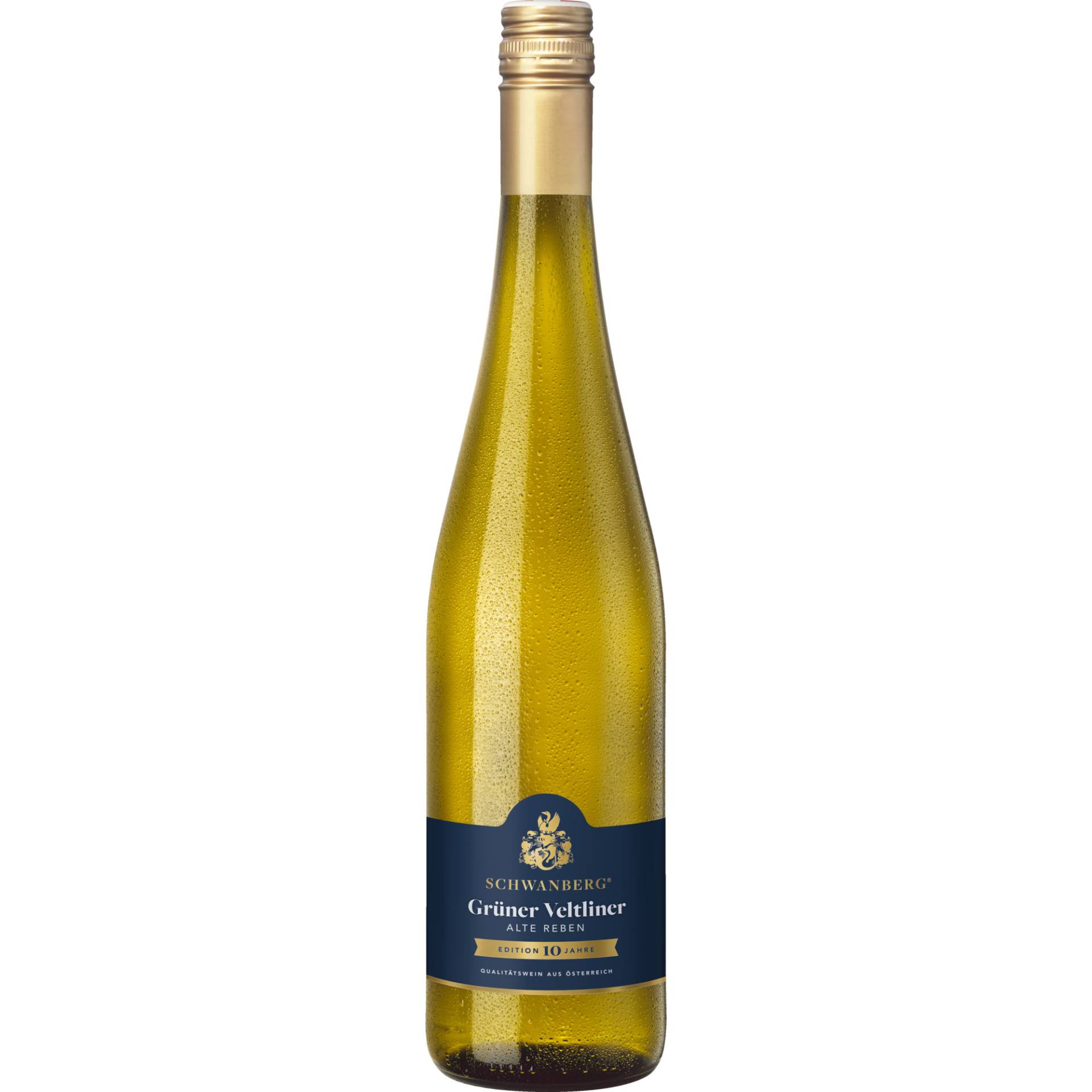 Schwanberg Grüner Veltliner Jubiläumsedition, Alte Reben, Trocken, Niederösterreich, Niederösterreich, 2024, Weißwein von Weinkellerei Aigner GmbH, A-2352 Gumpoldskirchen