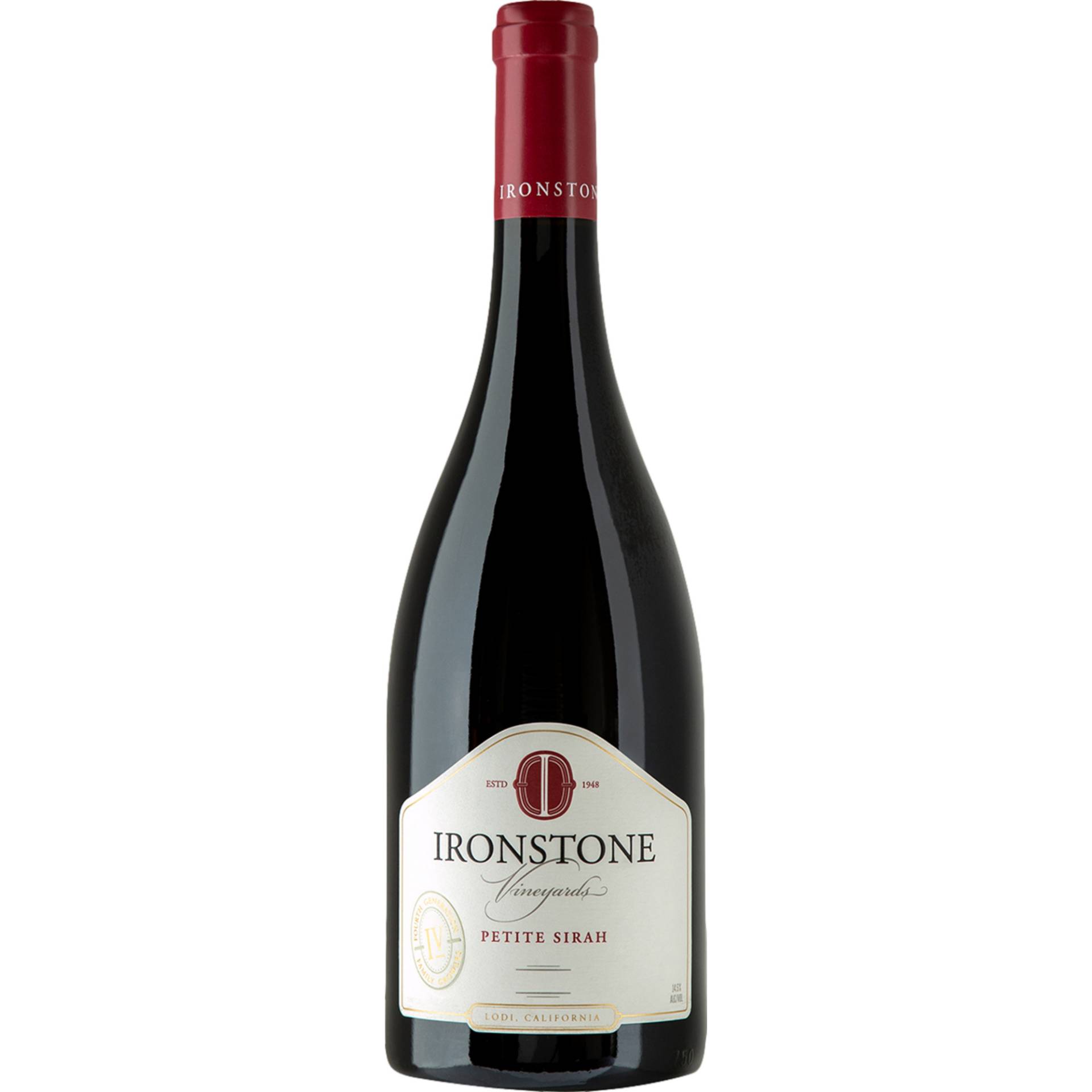 Ironstone Petite Sirah, Lodi, Califormia, Kalifornien, 2021, Rotwein von Weinkontor Freund GmbH, D-33829 Borgholzhausen