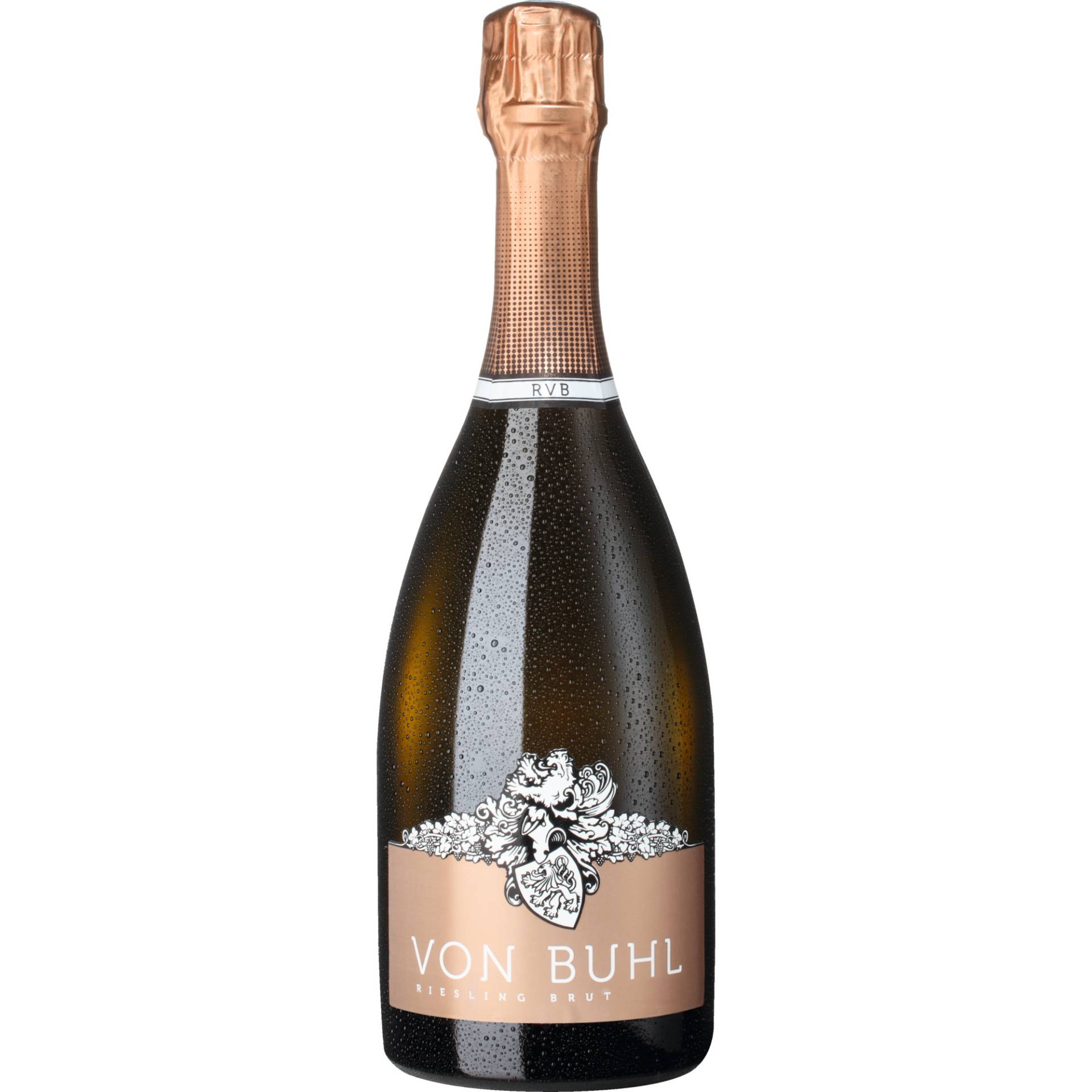 Von Buhl Riesling Sekt, Brut, Deutscher Sekt, Deutscher Sekt, 2019, Schaumwein von Weinmanufaktur Reichsrat von Buhl, D - 67146 Deidesheim