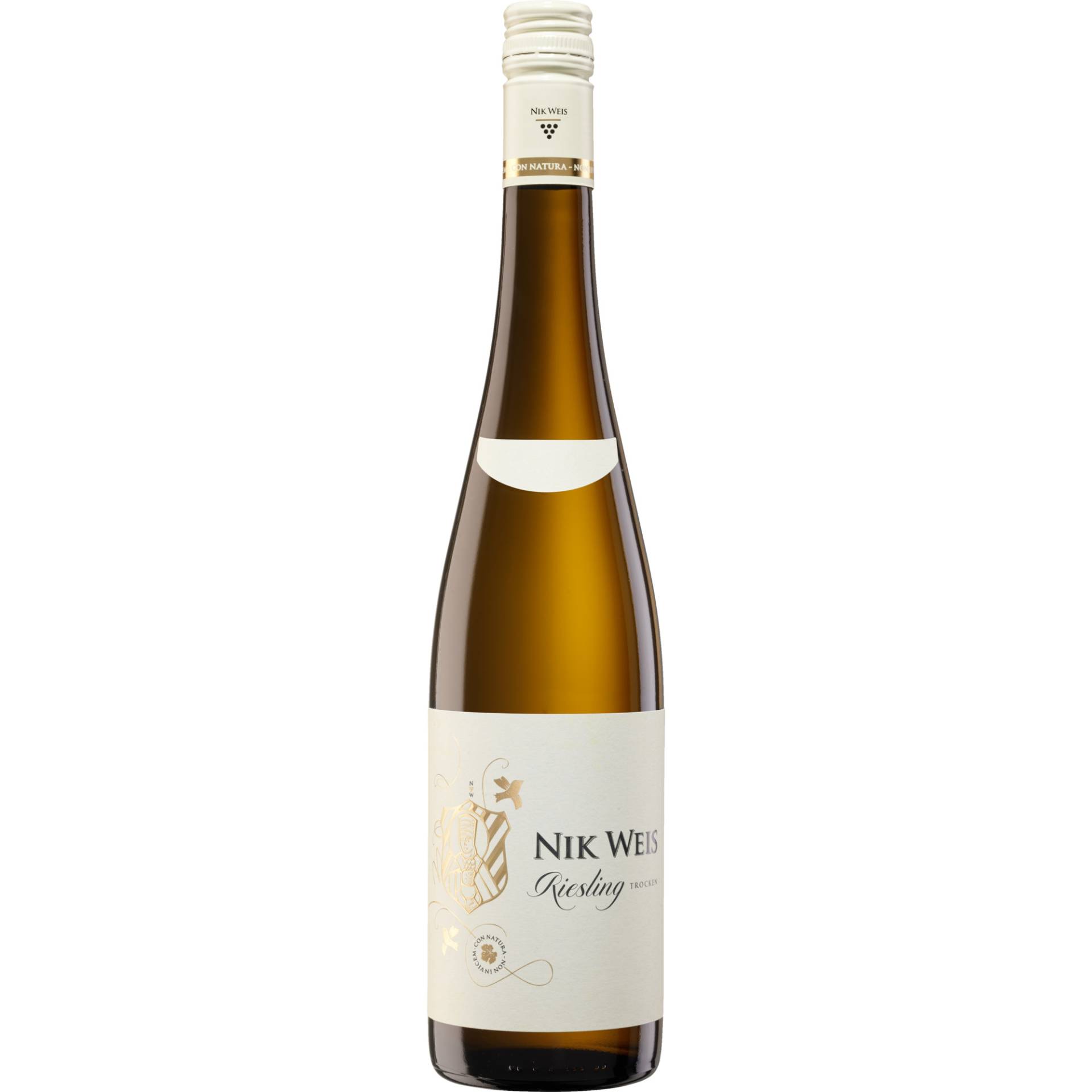 Nik Weis Riesling, Trocken, Mosel, Mosel, 2023, Weißwein von Weis Weine, Urbanusstr. 16, D - 54340 Leiwen