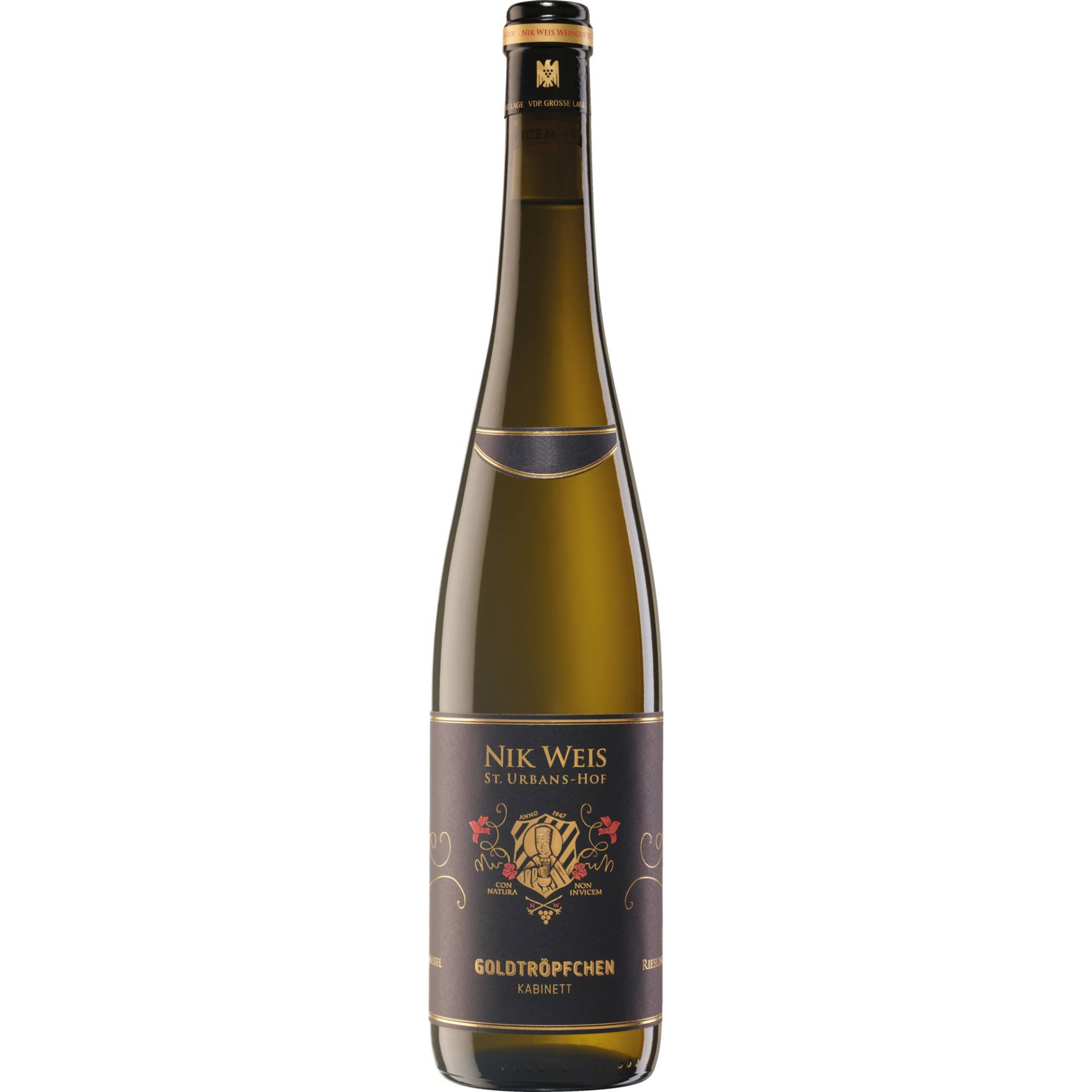 Nik Weis Goldtröpfchen Kabinett, Trocken, Mosel, Mosel, 2023, Weißwein von Weis Weine und Rebenmanufaktur, -54340 Leiwen