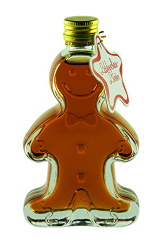 Weisenbach - flüssiger Lebkuchen - Glasflasche in Form eines Lebkuchen-Männchens - Lebkuchen-Likör 50ml von Weisenbach Edelbrände