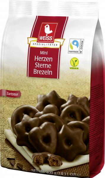 Weiss Lebkuchen Mini Herzen Sterne Brezeln Zartbitter von Weiss Lebkuchen