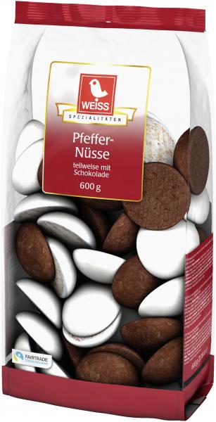 Weiss Pfeffernüsse teilweise mit Schokolade von Weiss Lebkuchen