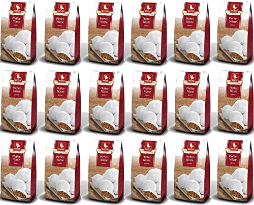 Weiss Pfeffernüsse glasiert 18 x 200 gr. Lebkuchen-Spezialität von Weiss