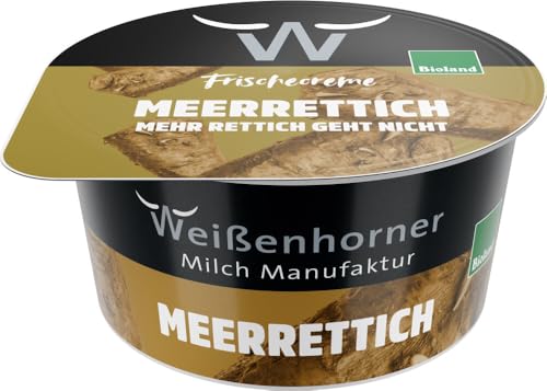 Weißenhorner Milch Manufaktur Bioland FrischeCreme Meerrettich (6 x 150 gr) von Poiget