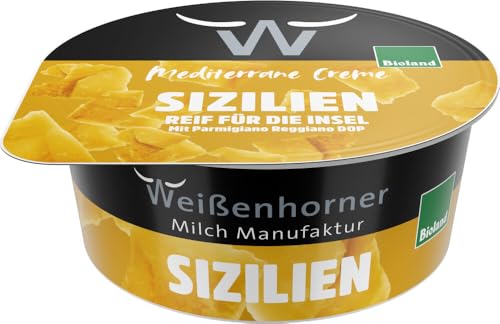 Bioland FrischeCreme Sizilien 12 x 125 gr von Weißenhorner Milch Manufaktur