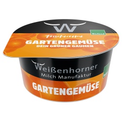 Frischcreme mit Gartengemüse von Weißenhorner Milch Manufaktur