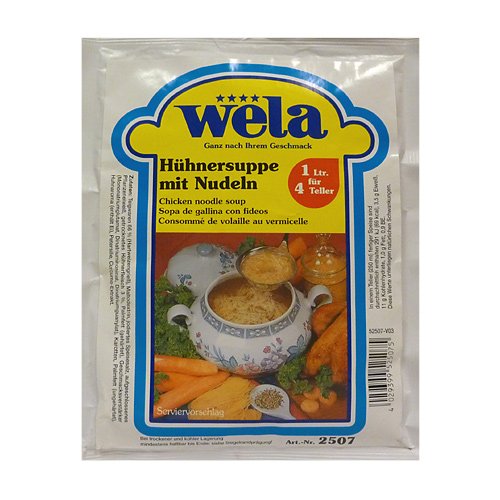 Wela Hühnersuppe mit Nudeln - 90g von Wela Trognitz Fritz Busch GmbH & Co. KG