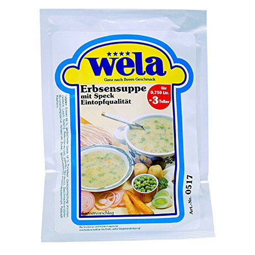 Erbseneintopf 3 Teller von Wela