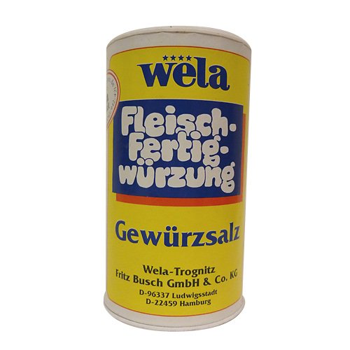 Gewürzsalz Fleisch-Fertigwürzung 165g Streudose von Wela