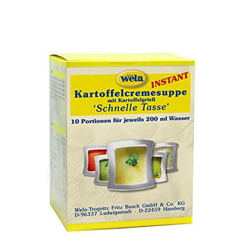 Kartoffelcremesuppe Instant 10 Portionen Schnelle Tasse von Wela