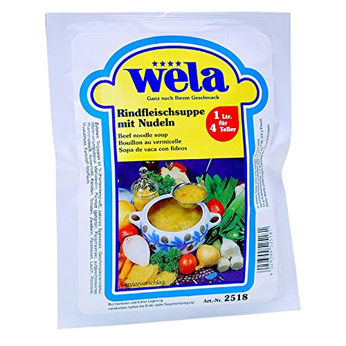 Rindfleischsuppe mit Nudeln von Wela