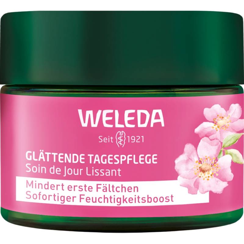 Glättende Tagespflege Wildrose & Weisser Tee von Weleda