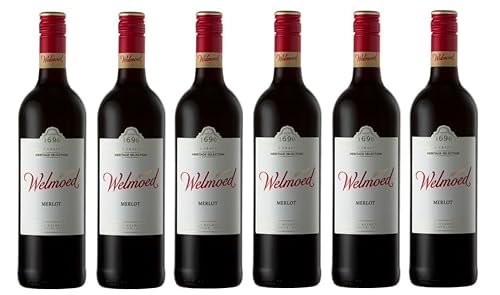 6x 0,75l - 2023er - Welmoed - Merlot - Stellenbosch W.O. - Südafrika - Rotwein trocken von Welmoed