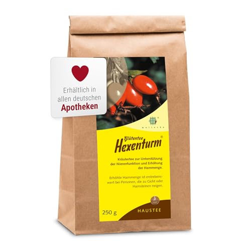 Weltecke Hexenturm-Tee lose 250 g | Nieren & Harnweg | Kräuter-Tee in Deutschland kontrolliert & frisch abgefüllt | Blüten-Tee mit Hibiskus, Holunder, Lavendel & mehr von Weltecke