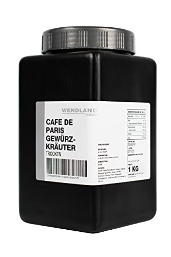 Wendland Café de Paris, 1 kg Gewürzkräuter Würzmischung - ideal für Kräuterbutter von Wendland Spice & Food