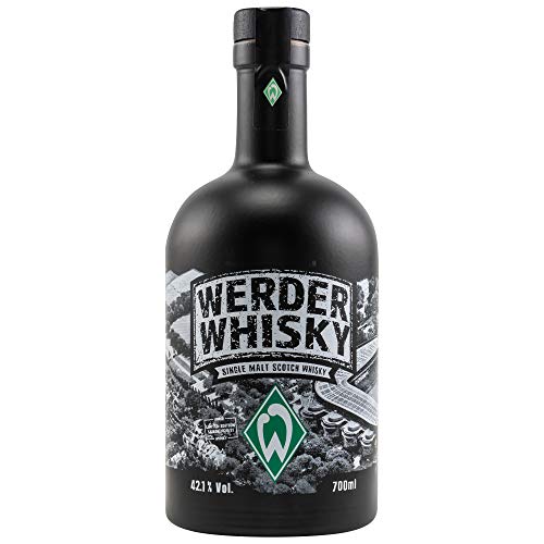 Werder Whisky | Single Malt Scotch Whisky | 700 ml | 42,1% Vol. | Vollmundig intensiver Geschmack | Rote Äpfel & gezuckerte Mandeln | Limited Edition | Saison 2021/22 von WERDER