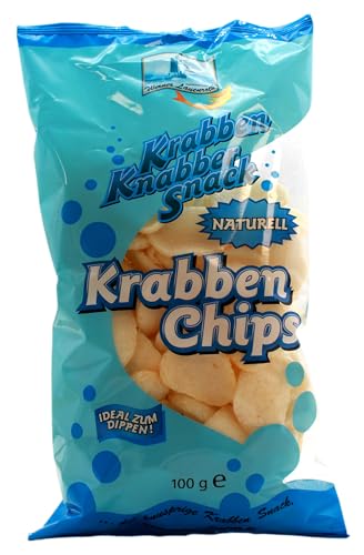 Werner Lauenroth Krabbenchips naturell, 20er Pack (20 x 100g) von Werner Lauenroth