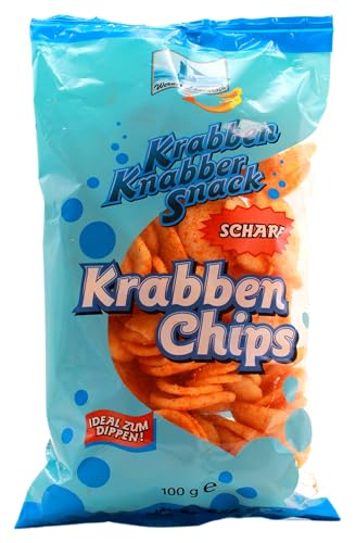 Werner Lauenroth Krabbenchips scharf, 20er Pack (20 x 100g) von Werner Lauenroth