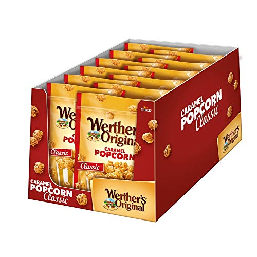 Werther's Original Caramel Popcorn (12 x 140g) / Popcorn mit Sahne-Karamell-Überzug von Werther's Original