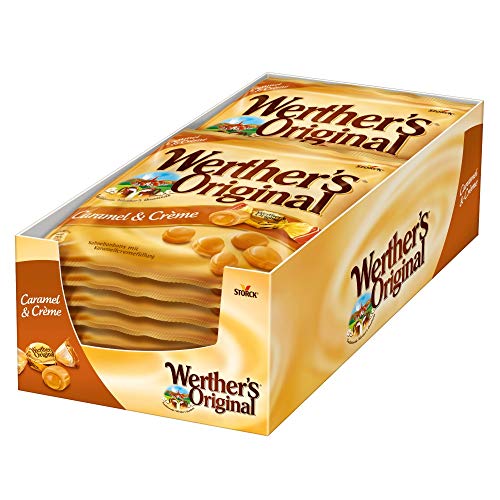 Werther's Original Caramel & Crème (15 x 225g) / Sahnebonbons mit Karamell-Kern von Werther's Original