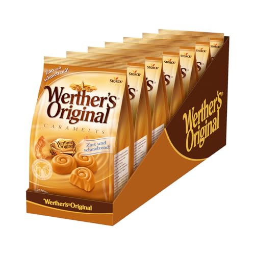 Werther's Original Caramelts – 7 x 153g – Zartschmelzendes Karamell-Konfekt von Werther's Original