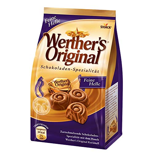 Werther's Original Feine Helle (1 x 153g) / Edel-Sahneschokolade mit Karamell von Werther's Original