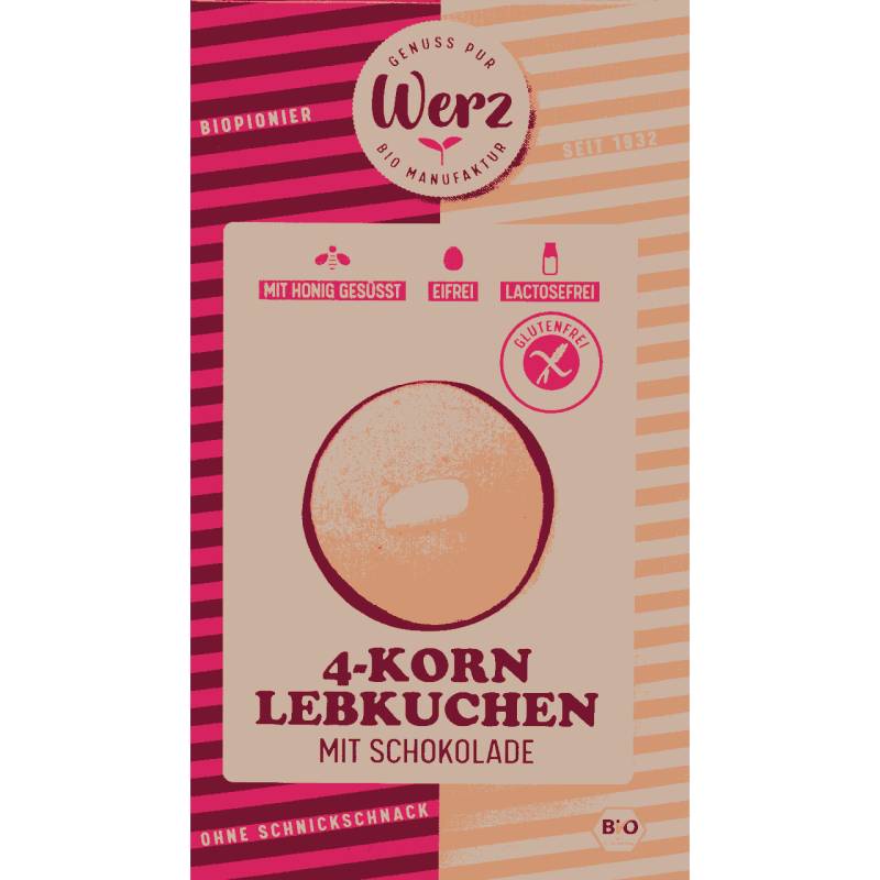 Bio 4-Korn Lebkuchen von Werz