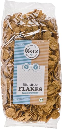 Braunhirse Flakes, glutenfrei 12 x 250 gr von Werz