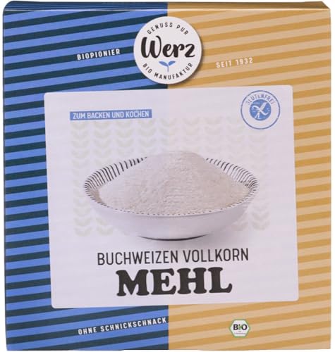 Buchweizen Vollkorn Mehl, glutenfrei von Werz