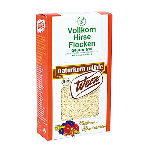 Hirse Vollkorn Flocken, glutenfrei 1 x 250 gr von Werz