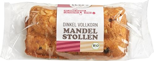 Werz Dinkel-Honig-Mandelstollen, 2er Pack (2 x 200 g Packung) - Bio von Werz