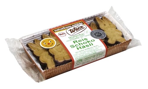 Werz Reis-Vollkorn-Schoko-Hsli glutenfrei, 2er Pack (2 x 125 g Packung) - Bio von Werz