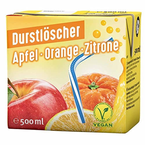 WeserGold Apfel, Orange, Zitrone, 12er Pack (12 x 500 ml) von WeserGold