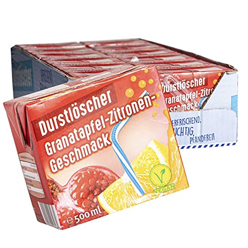 WeserGold - Durstlöscher Granatapfel-Zitrone 12x0,5L von WeserGold