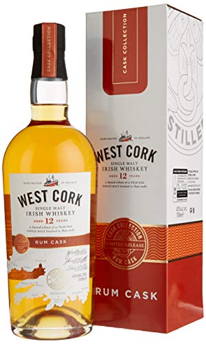 West Cork 12 Years Old Irish Whiskey Rum Cask Finish Limited Release (1 x 0.7 l) von West Cork