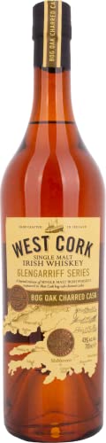 West Cork Glengarriff Series - Bog Oak Charred Cask | 1x0.7L | Aus der vielleicht erfolgreichsten irischen Brennerei | Rauchige Note | Fruchtig, floral und erdig von West Cork