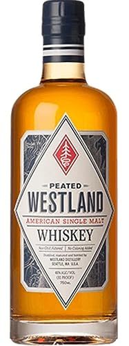 Westland American Peated Single Malt Whiskey 46% Vol. in der Geschenkbox (1x 0,7 l) von Westland