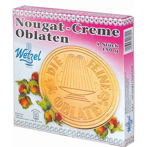 Nougat-Creme Oblaten von Wetzel