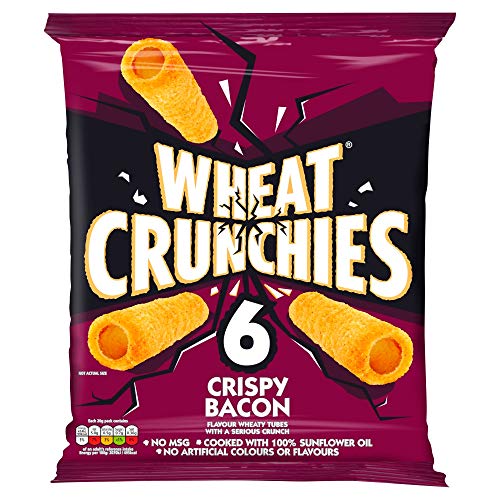 Wheat Crunchies Knuspriger Speckgeschmack Wheaty Tubes 6 x 20 g von Wheat Crunchies