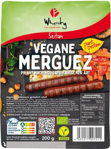 Vegane Merguez 12 x 200 gr von Wheaty